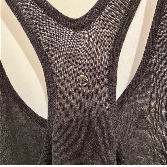 Lululemon Daya Light Knit Tank (Heathered Black) - Picture 7 of 7